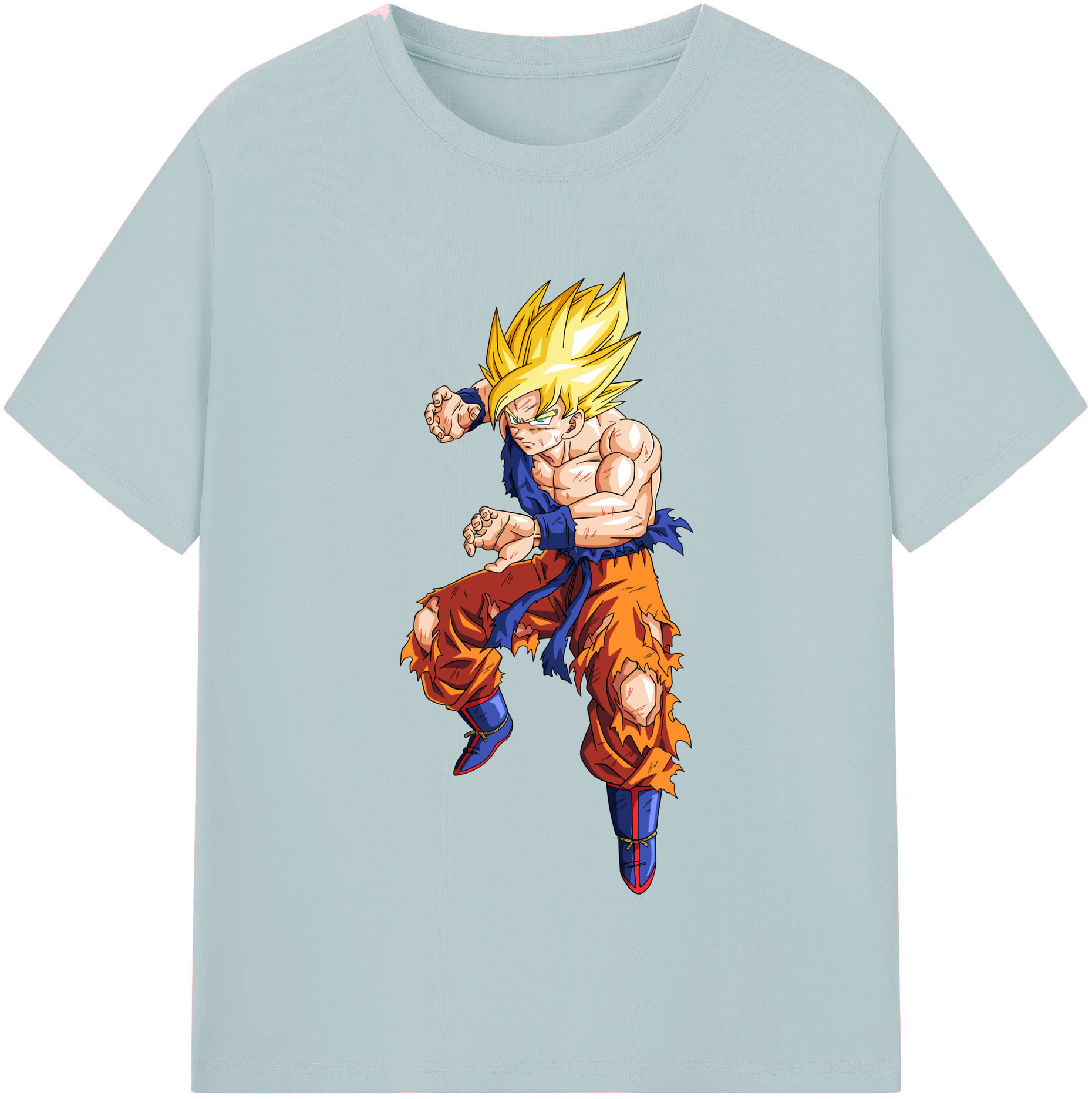 （画像用） ドラゴンボール 孫悟空（そん ごくう）Son Goku カカロット DRAGON BALL Kakarotto 綿100％半袖Tシャツ（フロントプリント）